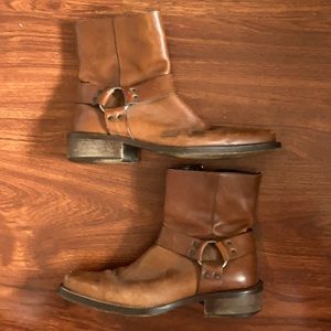 Via Spiga Men’s Italian Leather Harness Boots 8